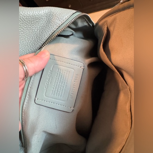 Coach Women's Leather Backpack - Black only left - Picture 8 of 10